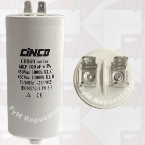 Condensador Permanente 100UF