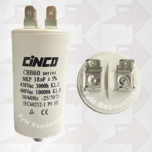 Condensador Permanente 18UF