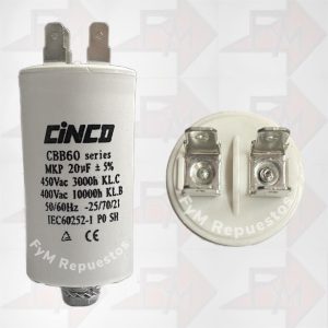 Condensador Permanente 20UF