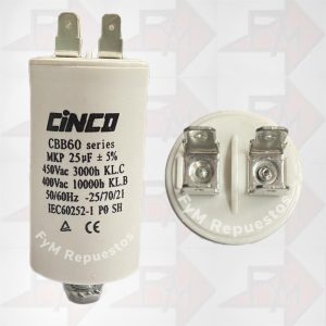 Condensador Permanente 25UF