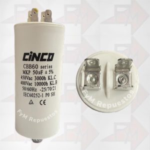 Condensador Permanente 50UF