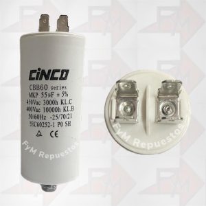 Condensador Permanente 55UF