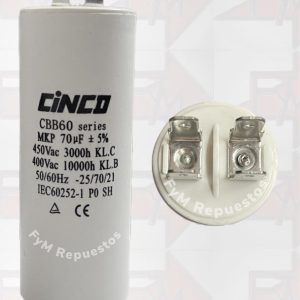 Condensador Permanente 70UF