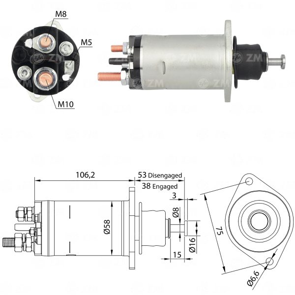 Solenoide ZM-2818