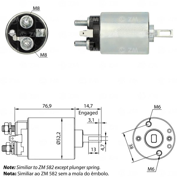 Solenoide ZM-681